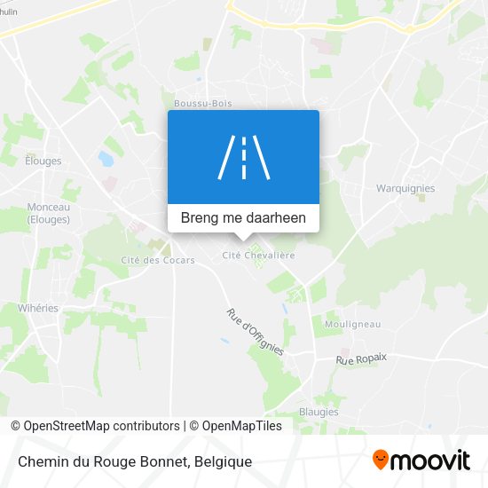 Chemin du Rouge Bonnet kaart