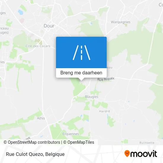 Rue Culot Quezo kaart