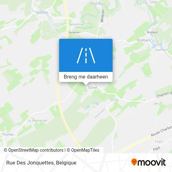 Rue Des Jonquettes kaart