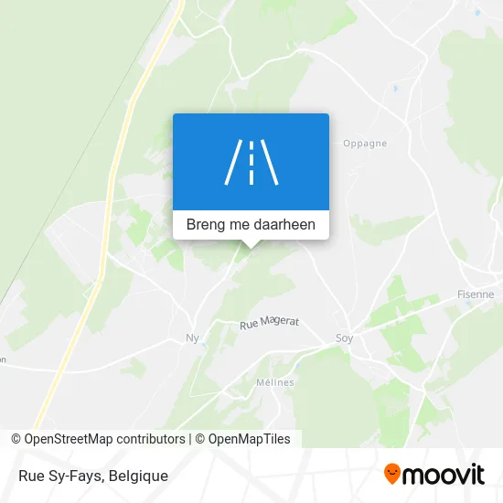 Rue Sy-Fays kaart