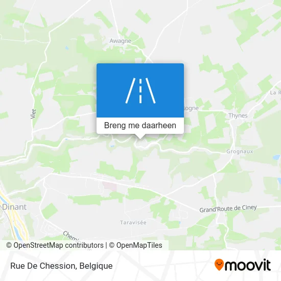 Rue De Chession kaart