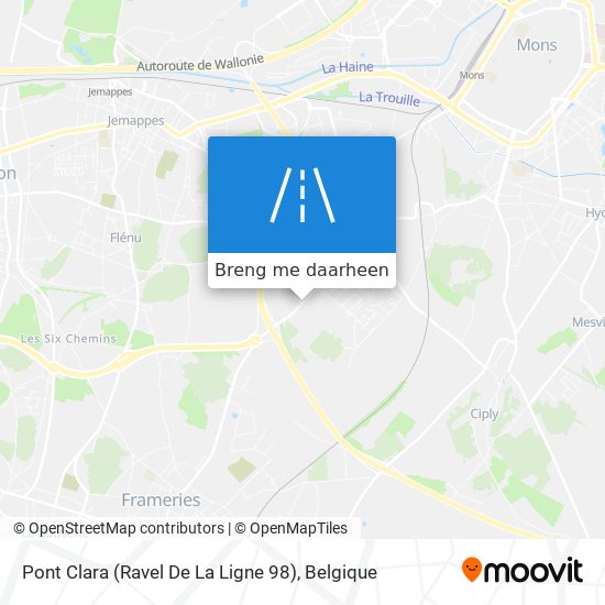 Pont Clara (Ravel De La Ligne 98) kaart