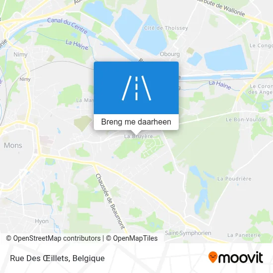 Rue Des Œillets kaart