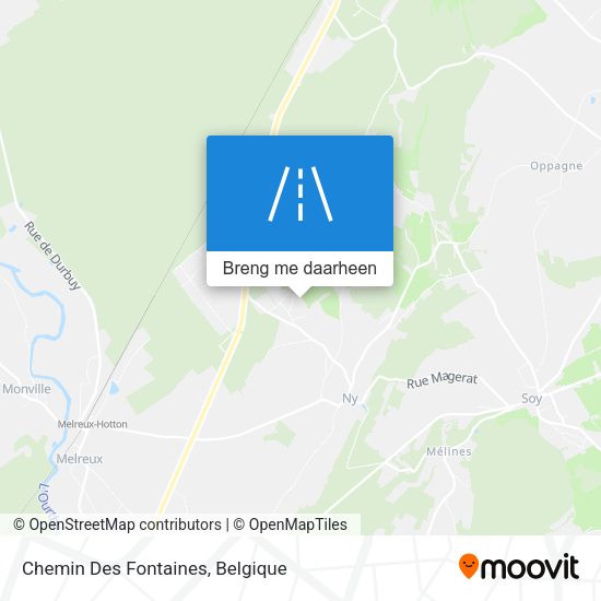 Chemin Des Fontaines kaart