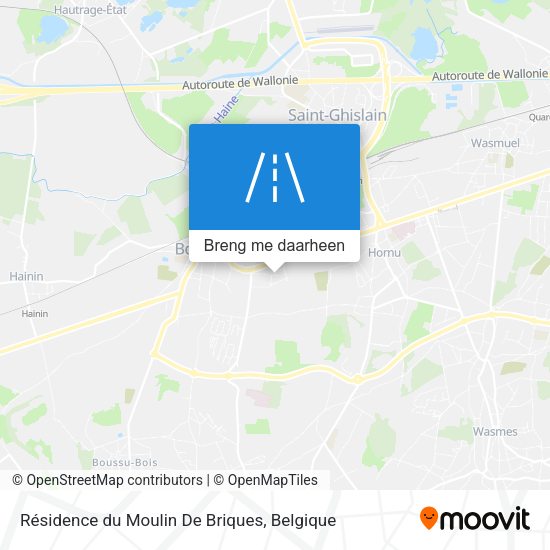 Résidence du Moulin De Briques kaart
