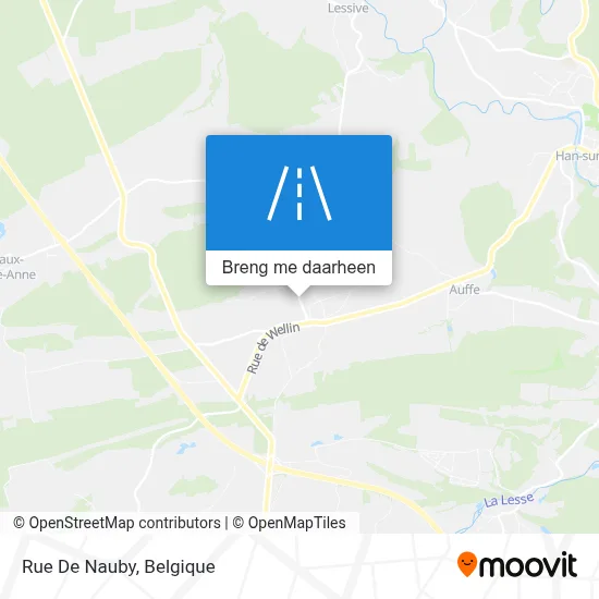 Rue De Nauby kaart
