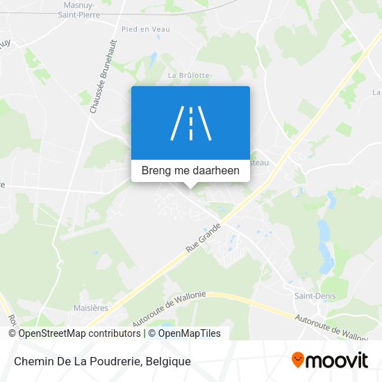 Chemin De La Poudrerie kaart
