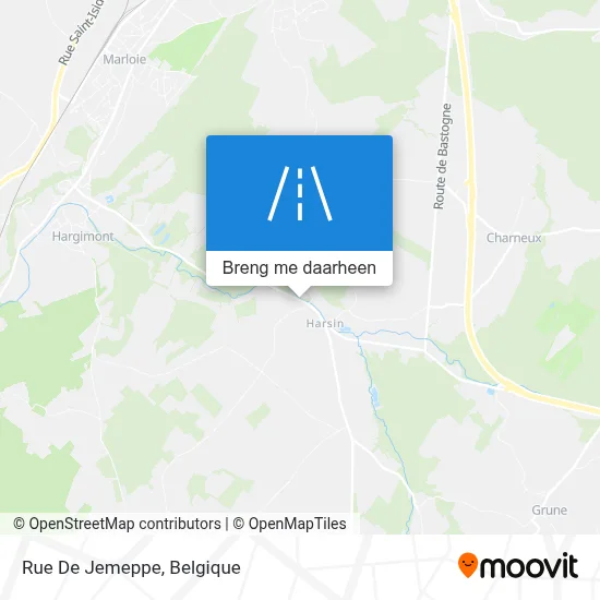 Rue De Jemeppe kaart