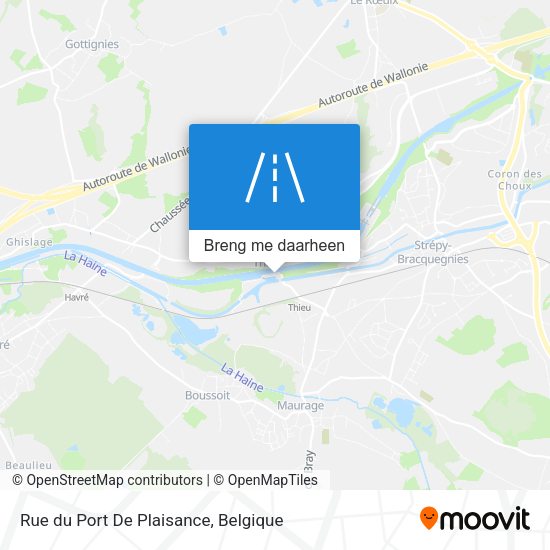 Rue du Port De Plaisance kaart