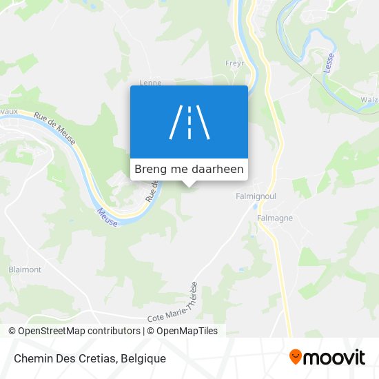 Chemin Des Cretias kaart