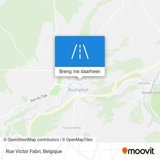 Rue Victor Fabri kaart