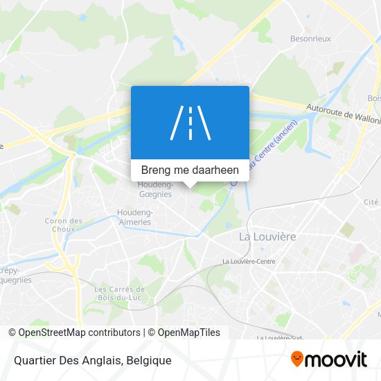 Quartier Des Anglais kaart