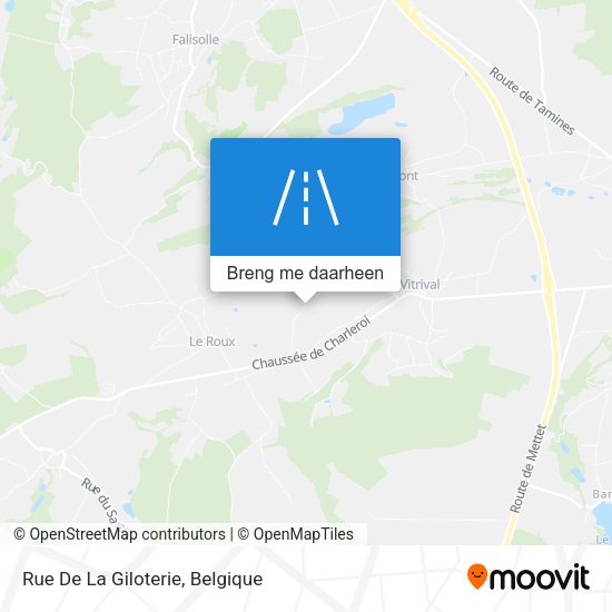 Rue De La Giloterie kaart