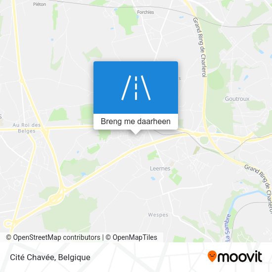 Cité Chavée kaart