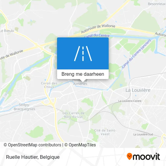 Ruelle Hautier kaart