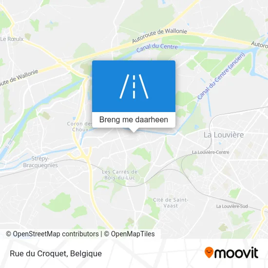 Rue du Croquet kaart