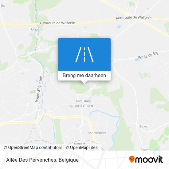 Allée Des Pervenches kaart