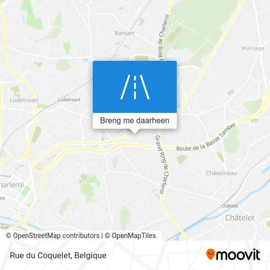 Rue du Coquelet kaart