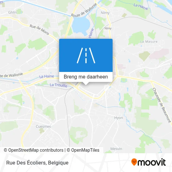 Rue Des Écoliers kaart