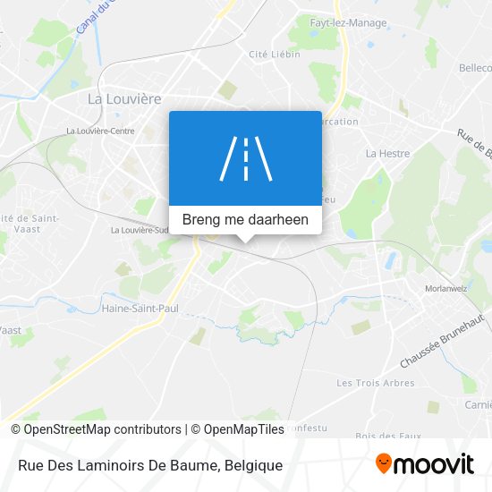 Rue Des Laminoirs De Baume kaart