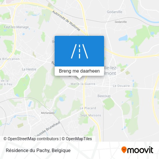 Résidence du Pachy kaart