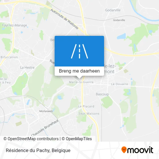 Résidence du Pachy kaart