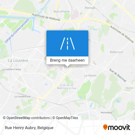 Rue Henry Aubry kaart