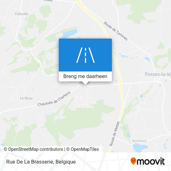 Rue De La Brasserie kaart