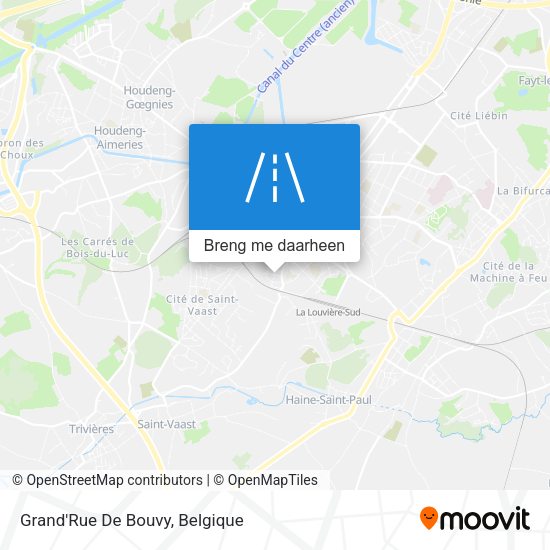 Grand'Rue De Bouvy kaart