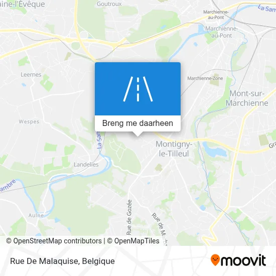 Rue De Malaquise kaart