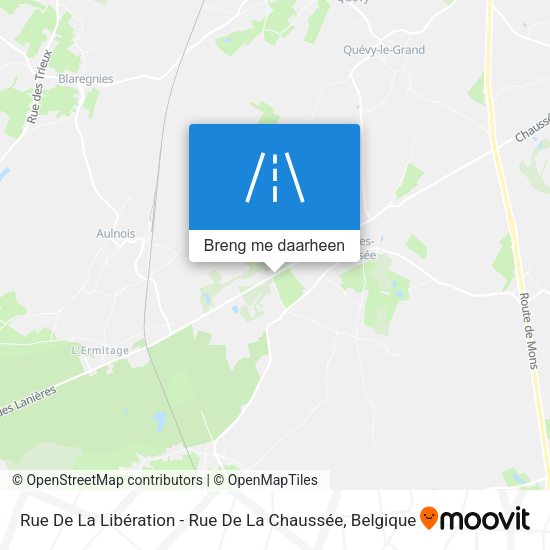 Rue De La Libération - Rue De La Chaussée kaart