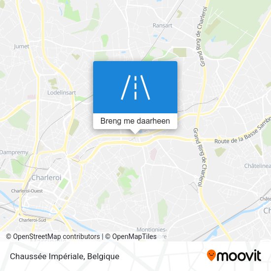 Chaussée Impériale kaart