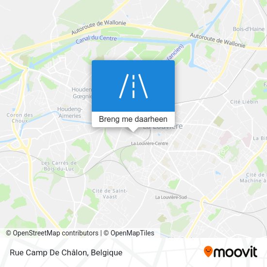 Rue Camp De Châlon kaart