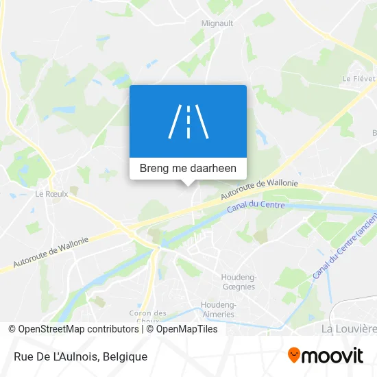 Rue De L'Aulnois kaart
