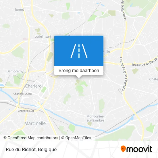 Rue du Richot kaart