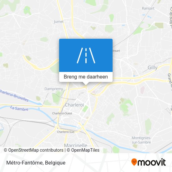 Métro-Fantôme kaart