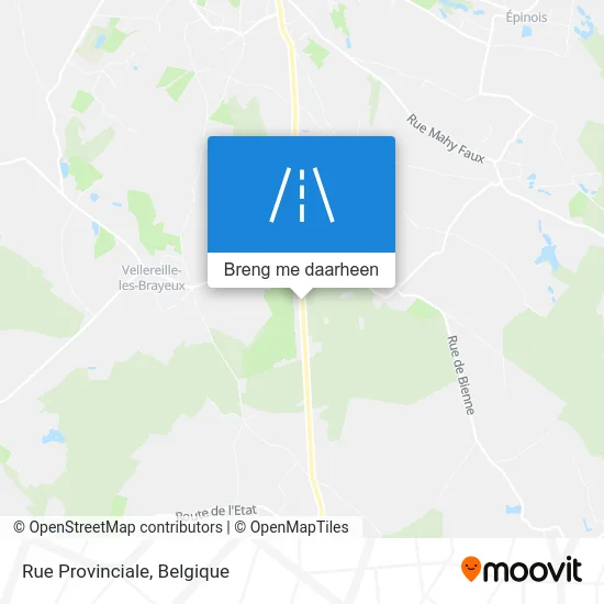 Rue Provinciale kaart