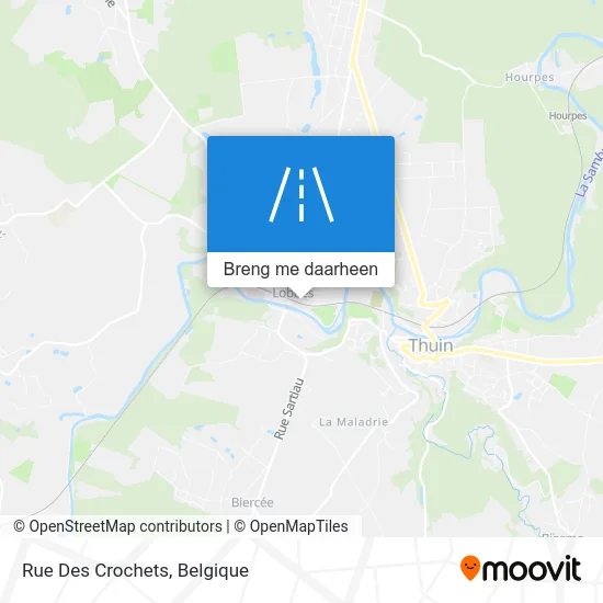 Rue Des Crochets kaart