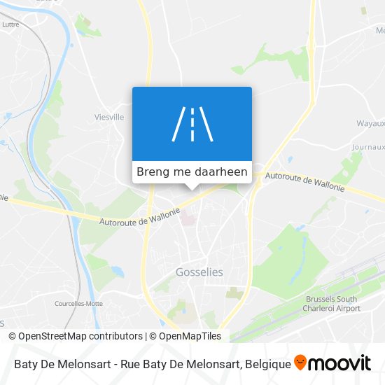 Baty De Melonsart - Rue Baty De Melonsart kaart