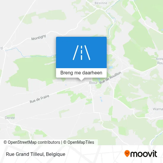 Rue Grand Tilleul kaart