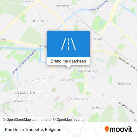 Rue De La Troupette kaart