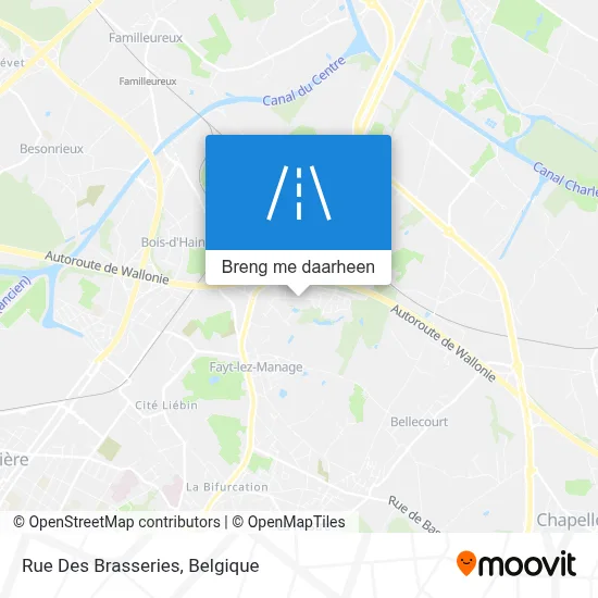 Rue Des Brasseries kaart