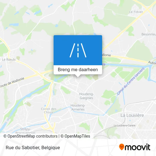 Rue du Sabotier kaart
