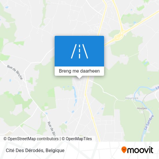 Cité Des Dérodés kaart