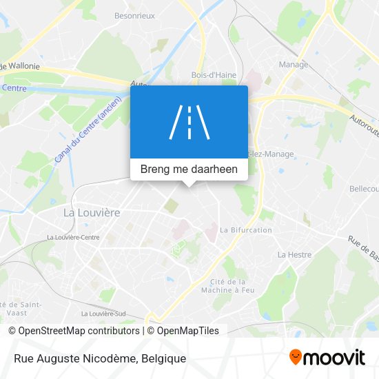 Rue Auguste Nicodème kaart