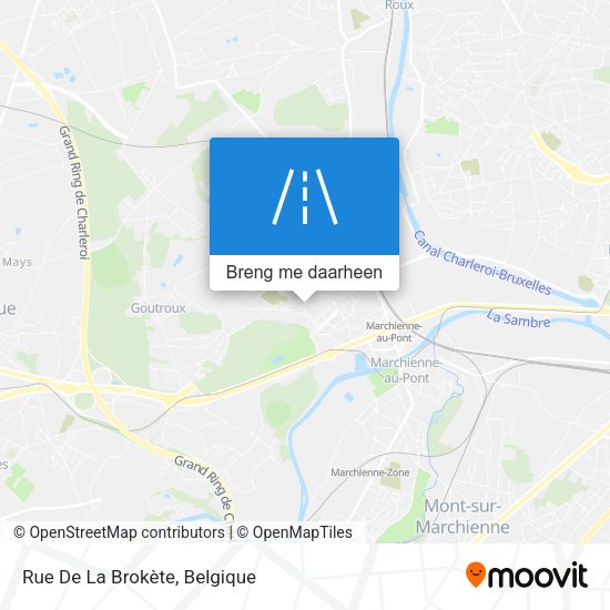 Rue De La Brokète kaart