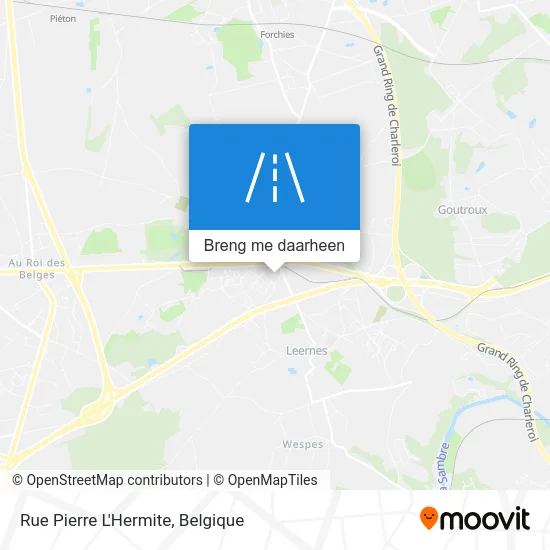 Rue Pierre L'Hermite kaart