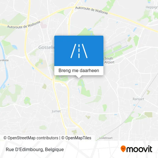 Rue D'Edimbourg kaart