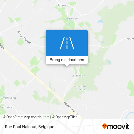 Rue Paul Hainaut kaart