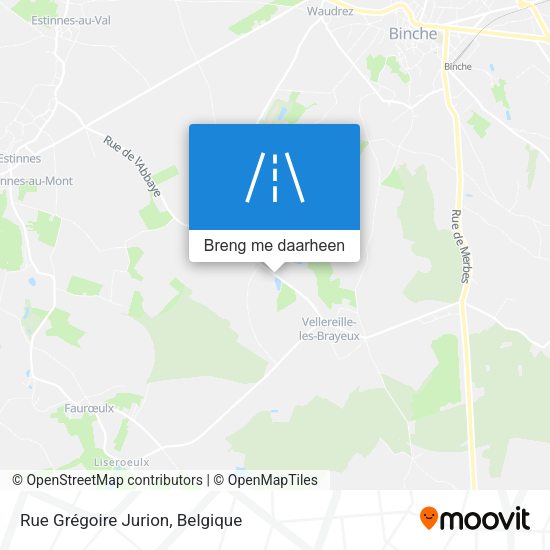 Rue Grégoire Jurion kaart
